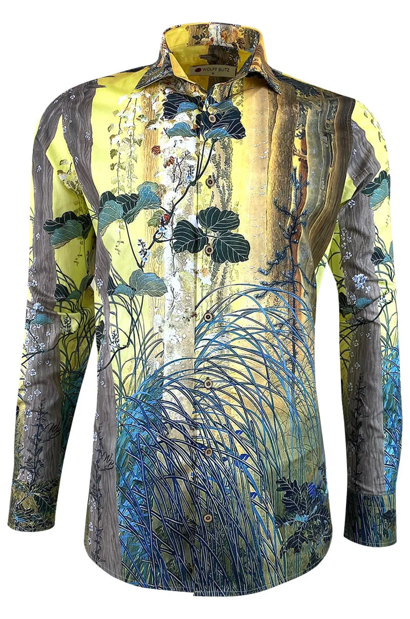 Autumn Forest Shimomura Kanzan Men"s Shirt
