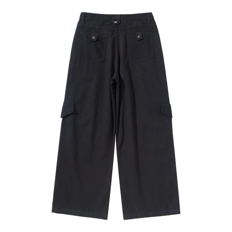 Damen Cargo‑Culotte mit hoher Taille, weitem Bein und Klappentaschen Nord Taschen