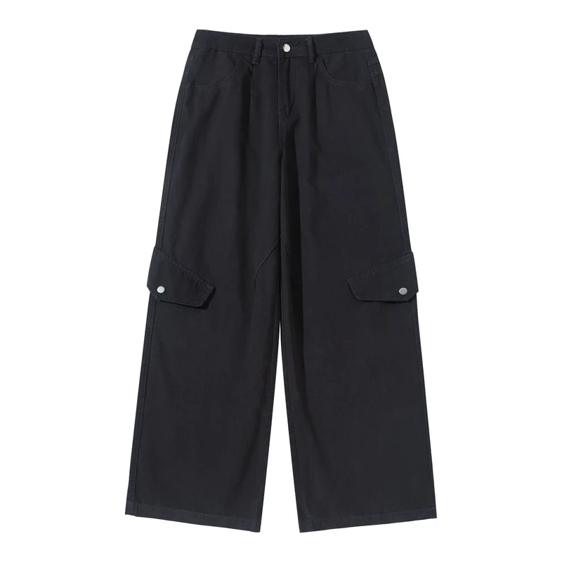 Damen Cargo‑Culotte mit hoher Taille, weitem Bein und Klappentaschen Nord Taschen