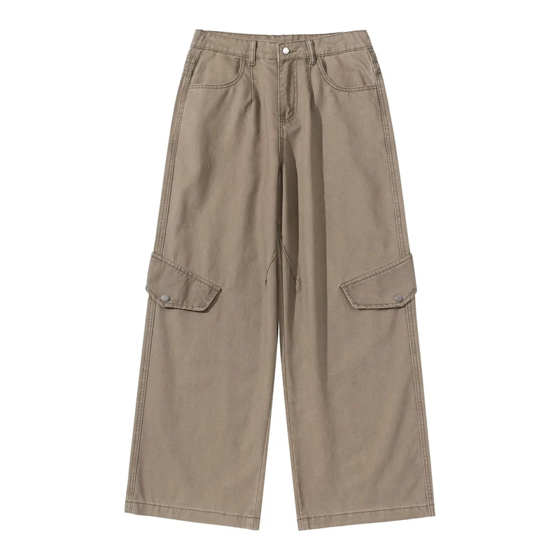 Damen Cargo‑Culotte mit hoher Taille, weitem Bein und Klappentaschen Nord Taschen