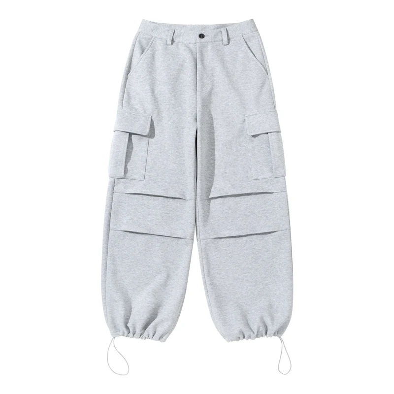 Damen Cargo-Loungehose mit weitem Bein, Klappentaschen und Tunnelzugsaum Nord Taschen