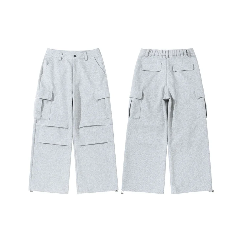 Damen Cargo-Loungehose mit weitem Bein, Klappentaschen und Tunnelzugsaum Nord Taschen