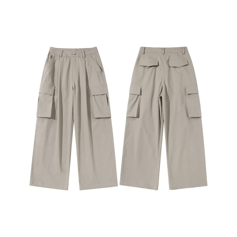 Damen Cropped-Cargo-Culotte mit hoher Leibhöhe und aufgesetzten Klappentaschen Nord Taschen