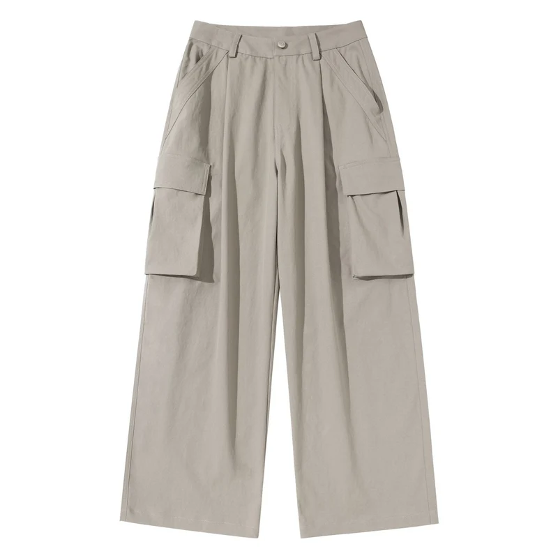 Damen Cropped-Cargo-Culotte mit hoher Leibhöhe und aufgesetzten Klappentaschen Nord Taschen