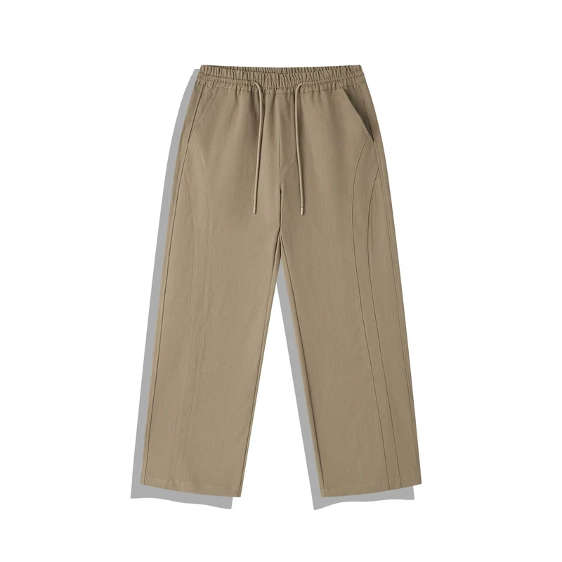 Damen Cropped-Hose im Relaxed-Fit mit Elastikbund, Tunnelzug und Ziersteppungen Nord Taschen