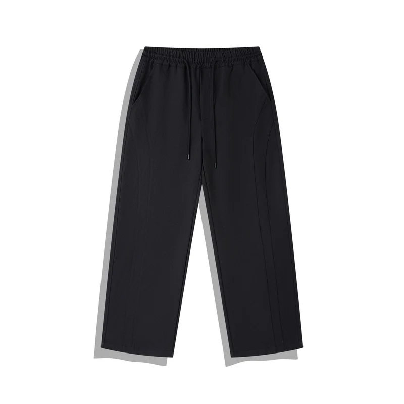 Damen Cropped-Hose im Relaxed-Fit mit Elastikbund, Tunnelzug und Ziersteppungen Nord Taschen