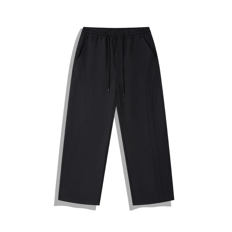 Damen Cropped-Hose im Relaxed-Fit mit Elastikbund, Tunnelzug und Ziersteppungen Nord Taschen