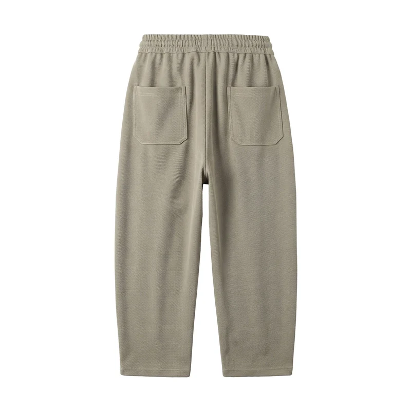 Damen Cropped Jogginghose im Relaxed‑Schnitt mit Kordelzug und Ziernähten Nord Taschen