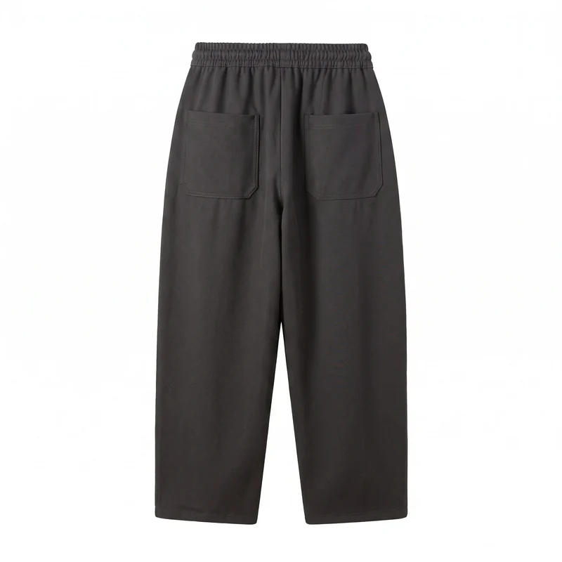 Damen Cropped Jogginghose im Relaxed‑Schnitt mit Kordelzug und Ziernähten Nord Taschen