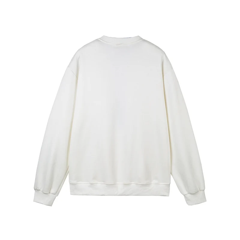 Damen Cropped Oversize‑Sweatshirt mit integriertem Hemdblusen‑Einsatz und V‑Ausschnitt Nord Taschen