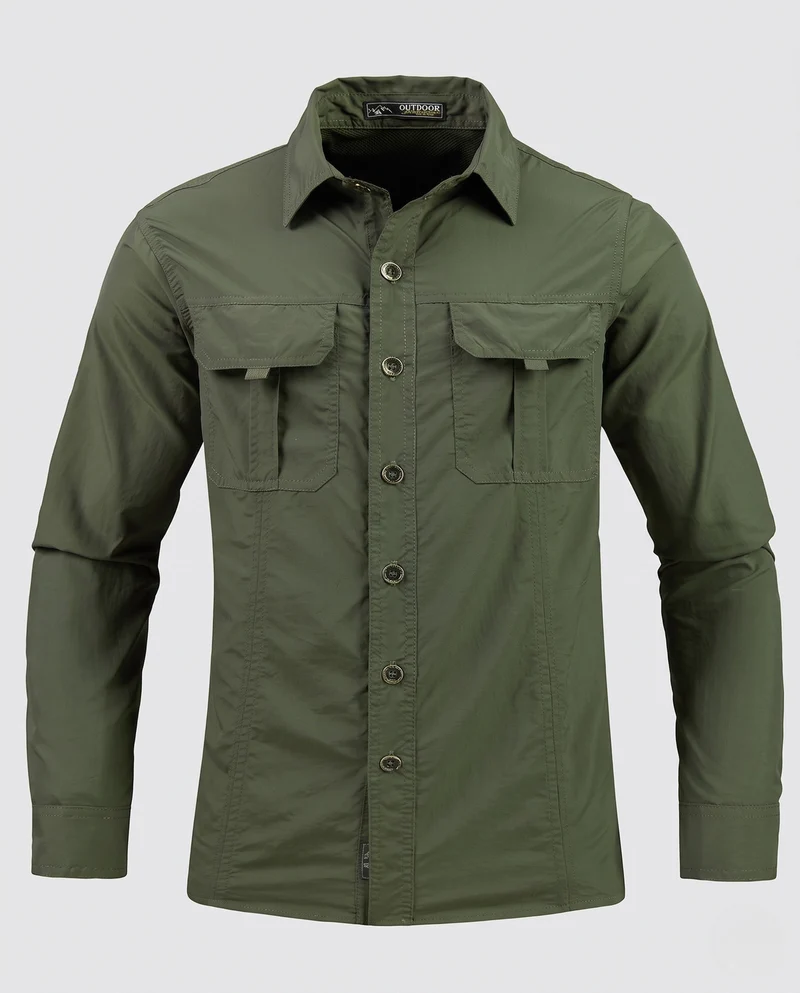 Herren vielseitige Outdoor-Hemdjacke Nord Taschen