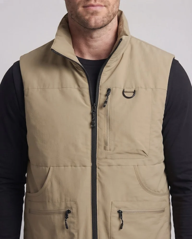 Herren Vielseitige Steppweste Nord Taschen