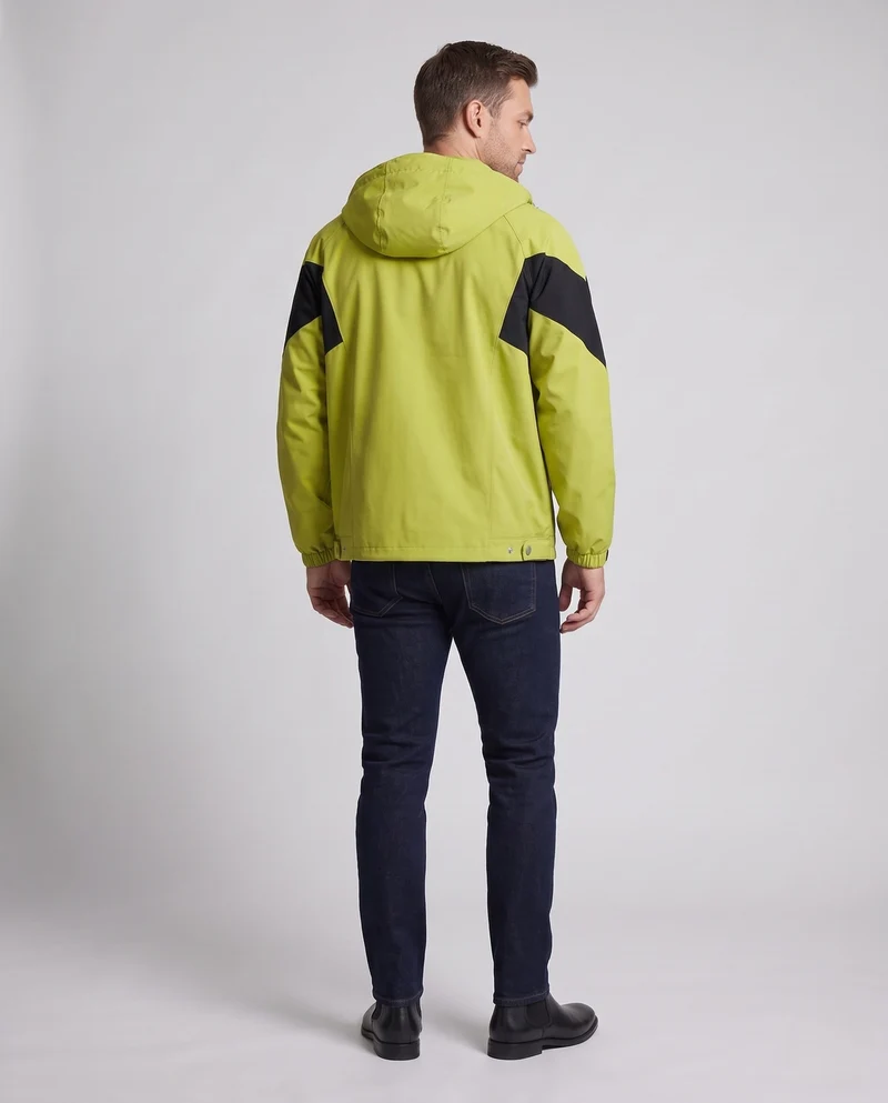 Herren vielseitige Übergangsjacke mit verstellbarem Kapuzendesign Nord Taschen