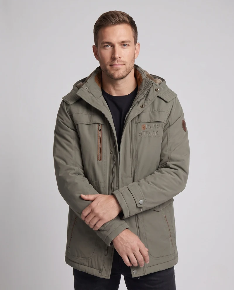 Herren Warme Funktionsjacke mit Fleece-Futter Nord Taschen