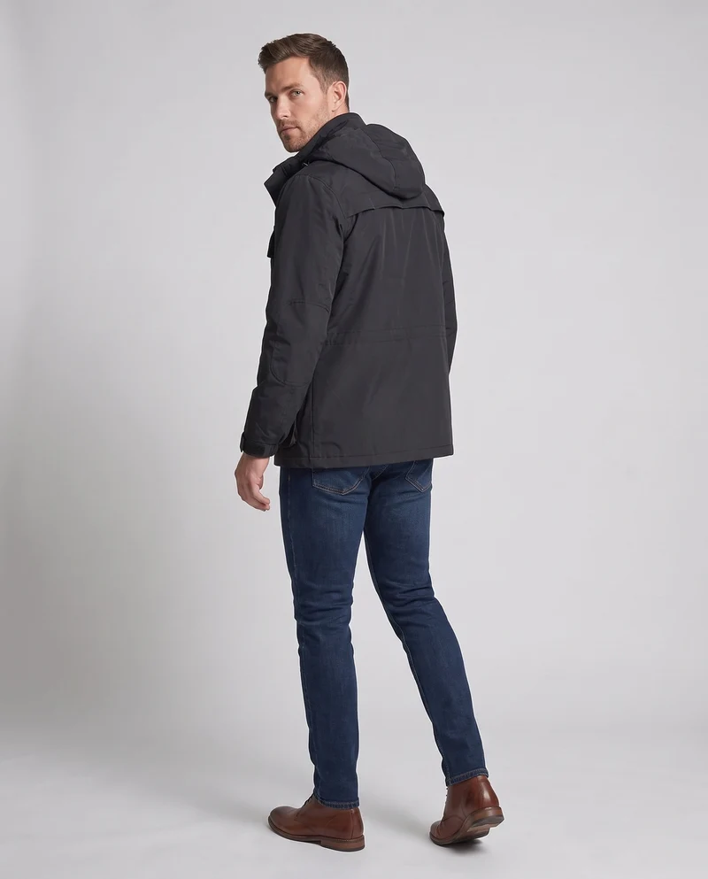 Herren Warme Winterjacke mit Fleece-Innenfutter Nord Taschen