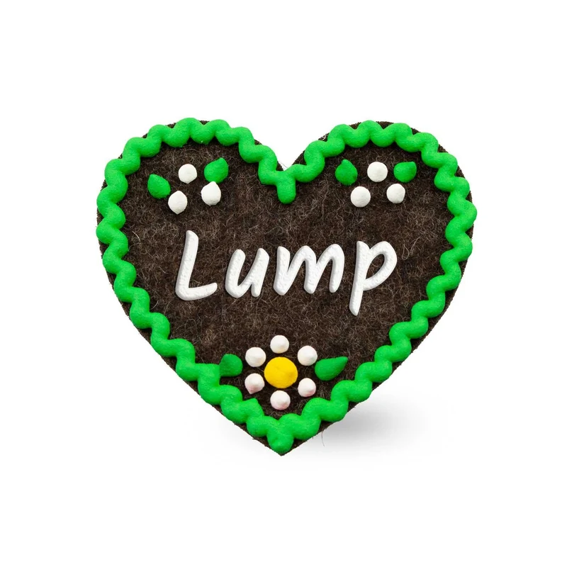 Filzherz-Anstecker "Lump"