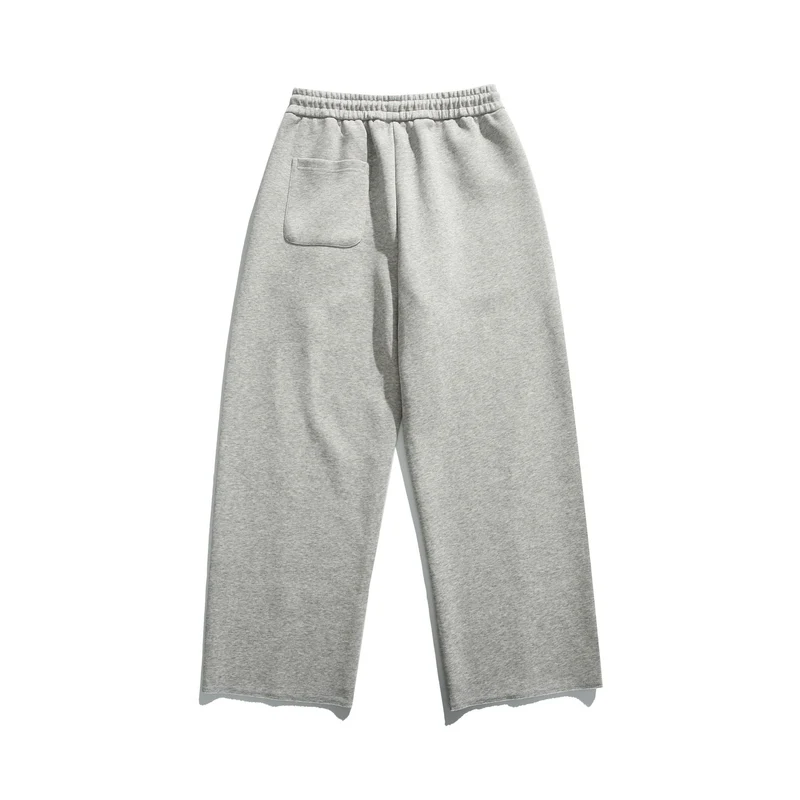 Damen Cropped-Sweatpant mit rohem Saum, elastischem Bund und seitlichen Eingrifftaschen Nord Taschen