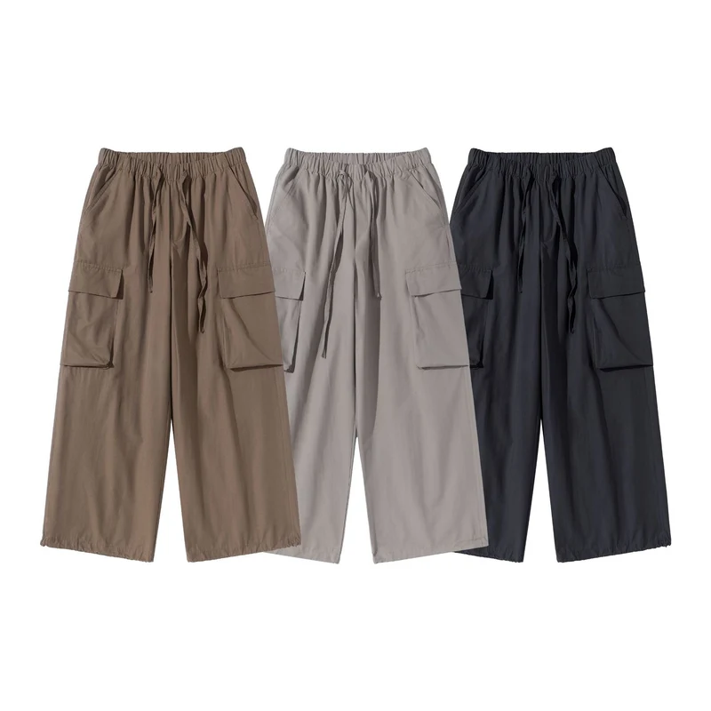 Damen Culotte-Cargo Bermudas im Utility-Look mit elastischem Tunnelzugbund und großen Pattentaschen Nord Taschen