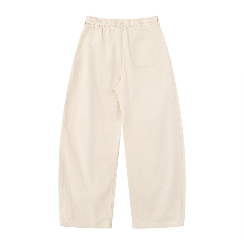 Damen Culotte-Cargohose im Utility-Stil mit elastischem Tunnelzugbund und aufgesetzten Klappentaschen Nord Taschen
