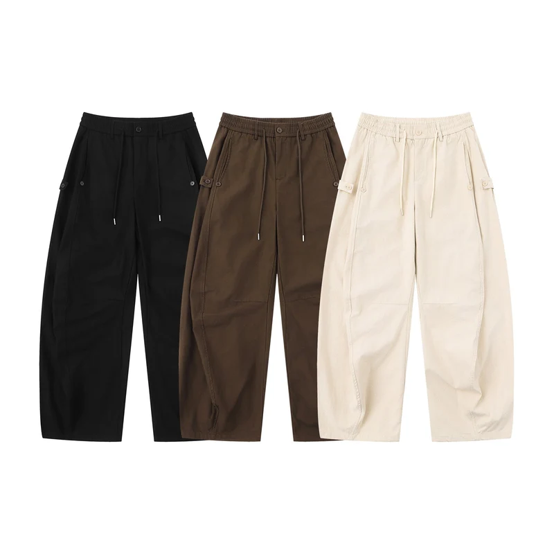Damen Culotte-Cargohose im Utility-Stil mit elastischem Tunnelzugbund und aufgesetzten Klappentaschen Nord Taschen