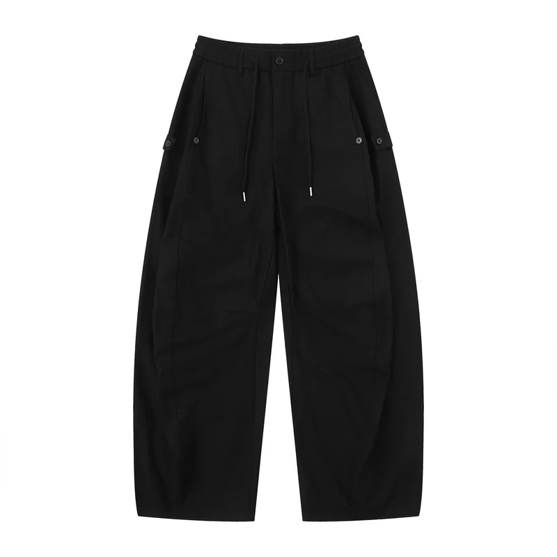 Damen Culotte-Cargohose im Utility-Stil mit elastischem Tunnelzugbund und aufgesetzten Klappentaschen Nord Taschen