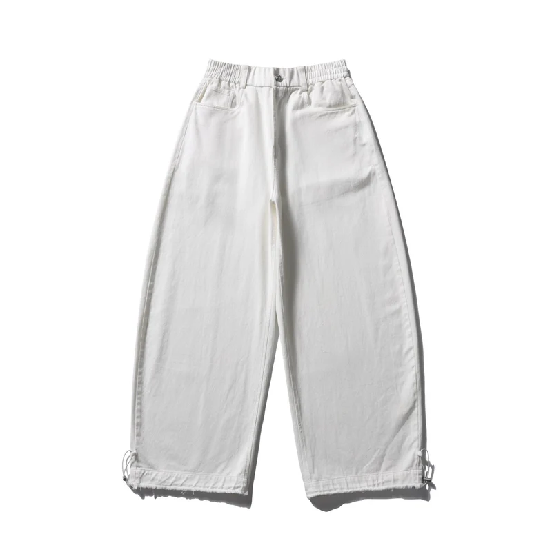 Damen Culotte-Hose im weiten Schnitt mit elastischem Bund und Kordelzug Nord Taschen