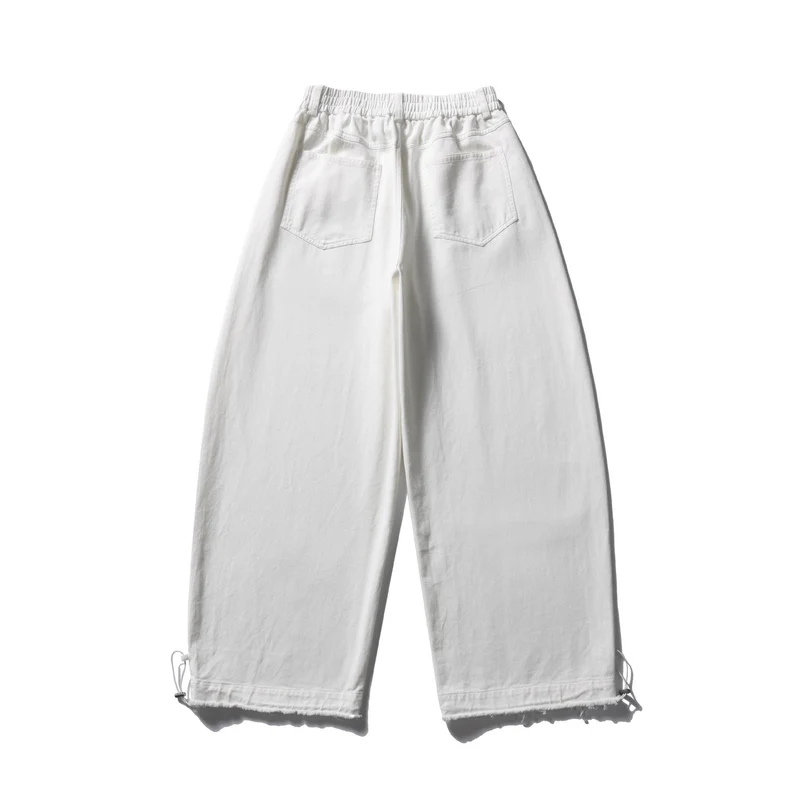 Damen Culotte-Hose im weiten Schnitt mit elastischem Bund und Kordelzug Nord Taschen