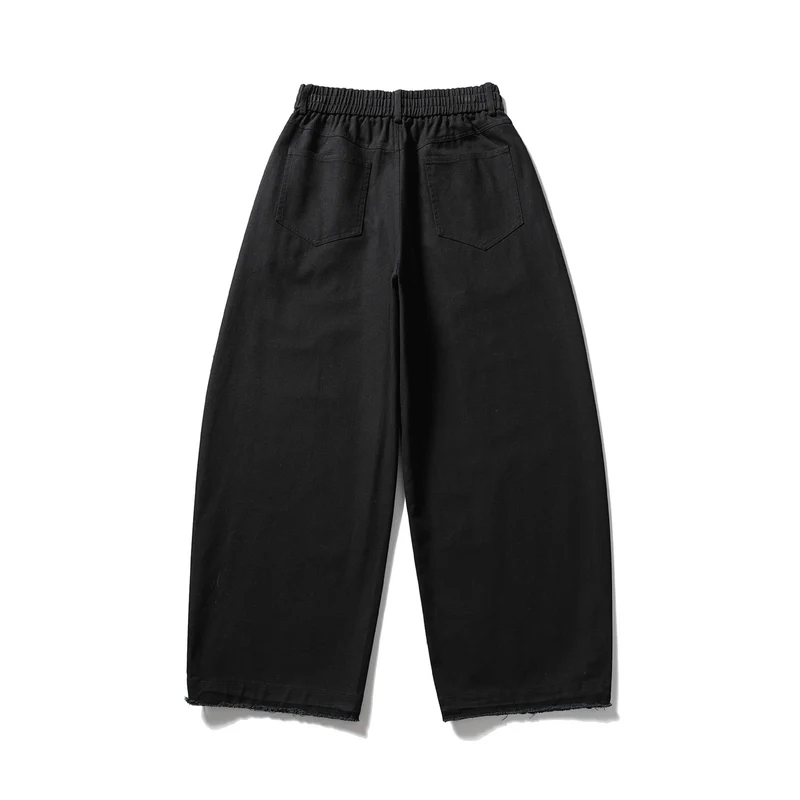 Damen Culotte-Hose im weiten Schnitt mit elastischem Bund und Kordelzug Nord Taschen