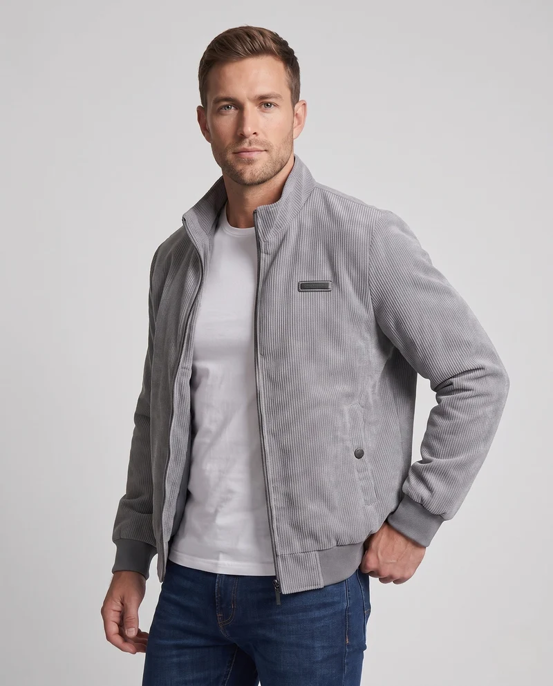 Herren Wärmeisolierte Cordjacke Nord Taschen