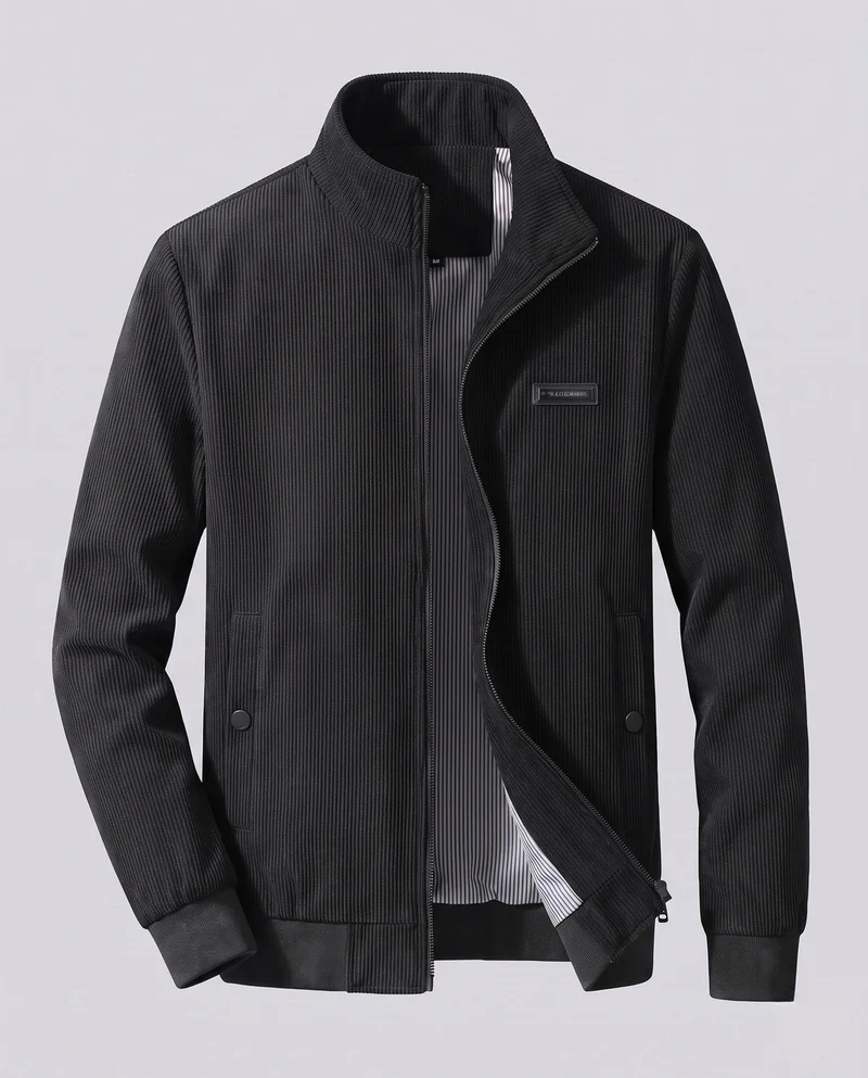 Herren Wärmeisolierte Cordjacke Nord Taschen