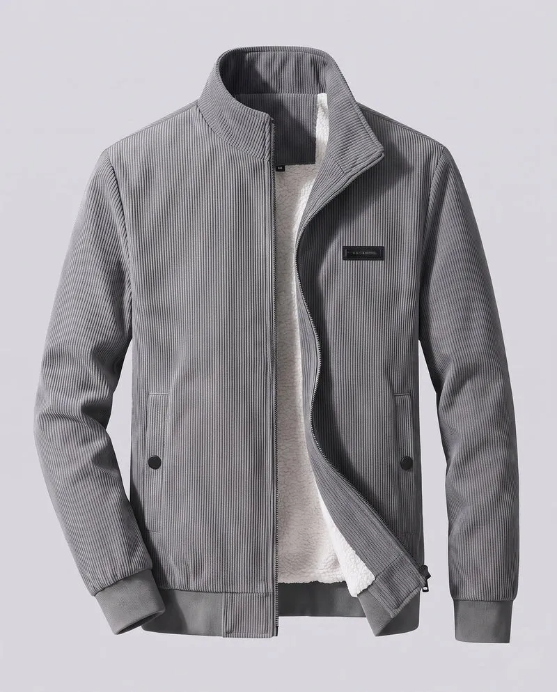 Herren Wärmeisolierte Cordjacke Nord Taschen