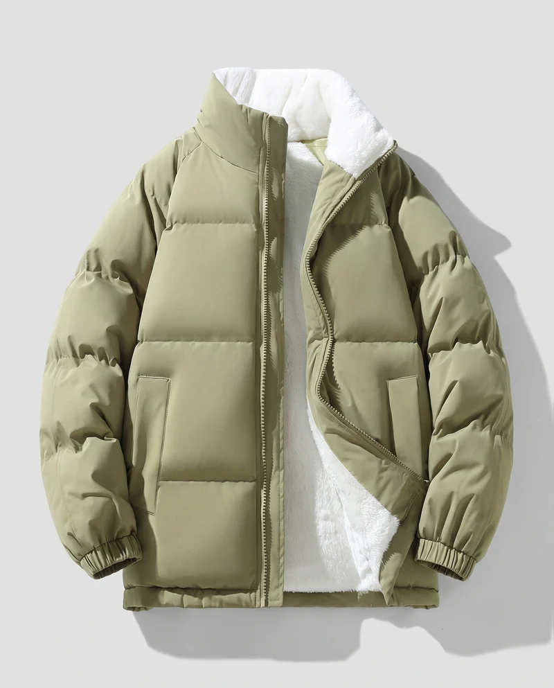 Herren Wärmeisolierte Steppjacke Nord Taschen