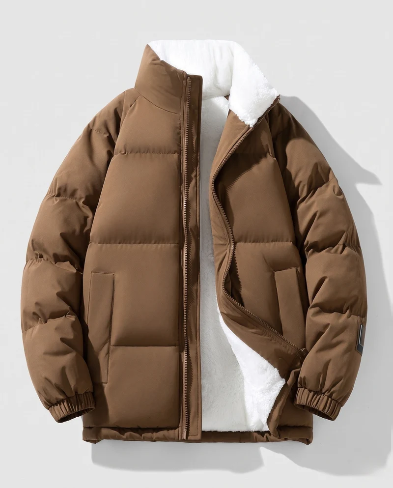 Herren Wärmeisolierte Steppjacke Nord Taschen