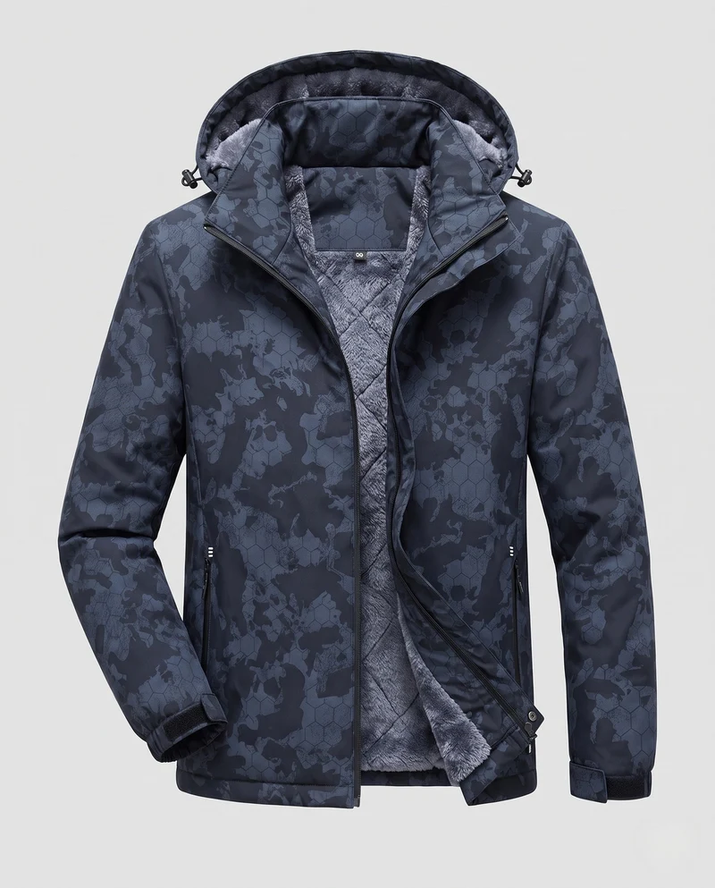 Herren Wärmeisolierte Übergangsjacke Nord Taschen