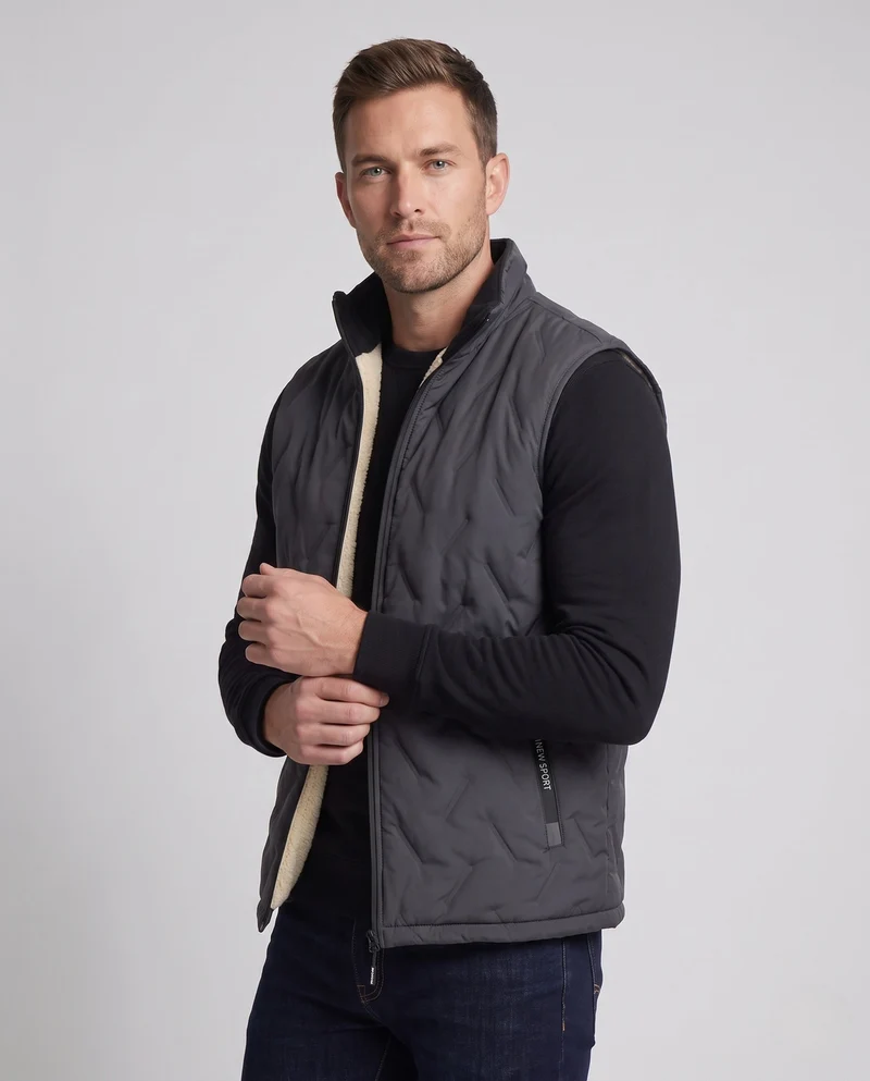 Herren Wärmende Fleece-Weste Nord Taschen