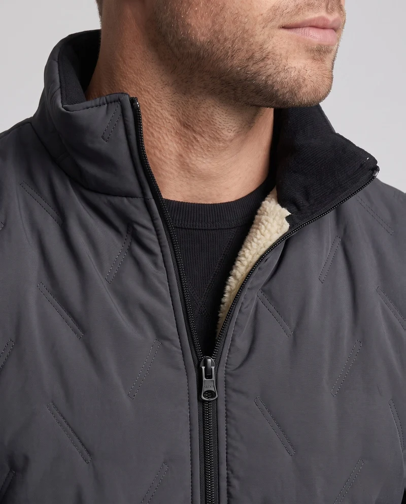 Herren Wärmende Fleece-Weste Nord Taschen