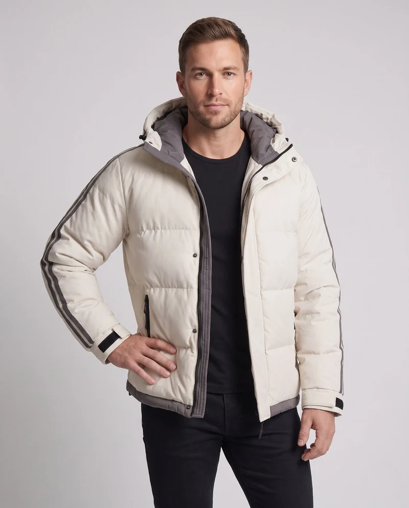 Herren Wärmende Winterjacke Nord Taschen
