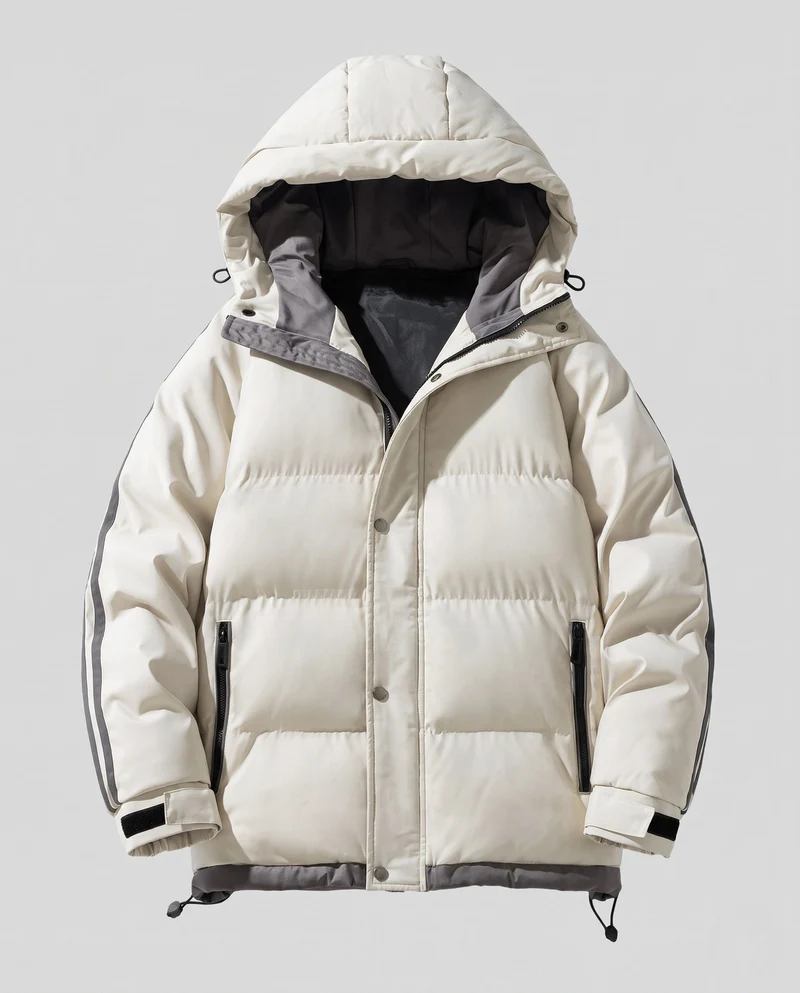 Herren Wärmende Winterjacke Nord Taschen