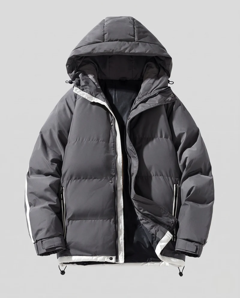 Herren Wärmende Winterjacke Nord Taschen