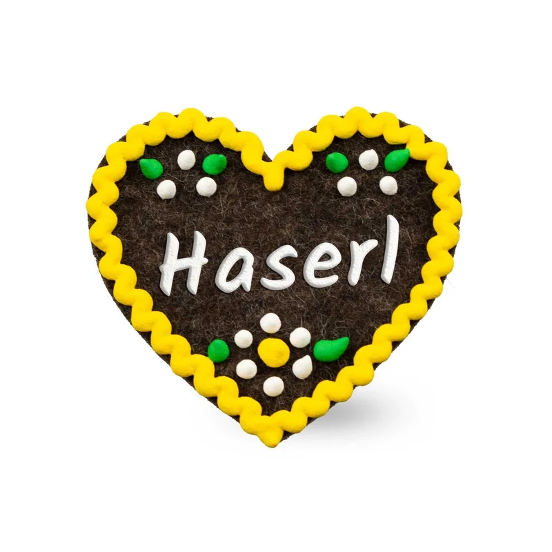Filzherz-Anstecker "Haserl"