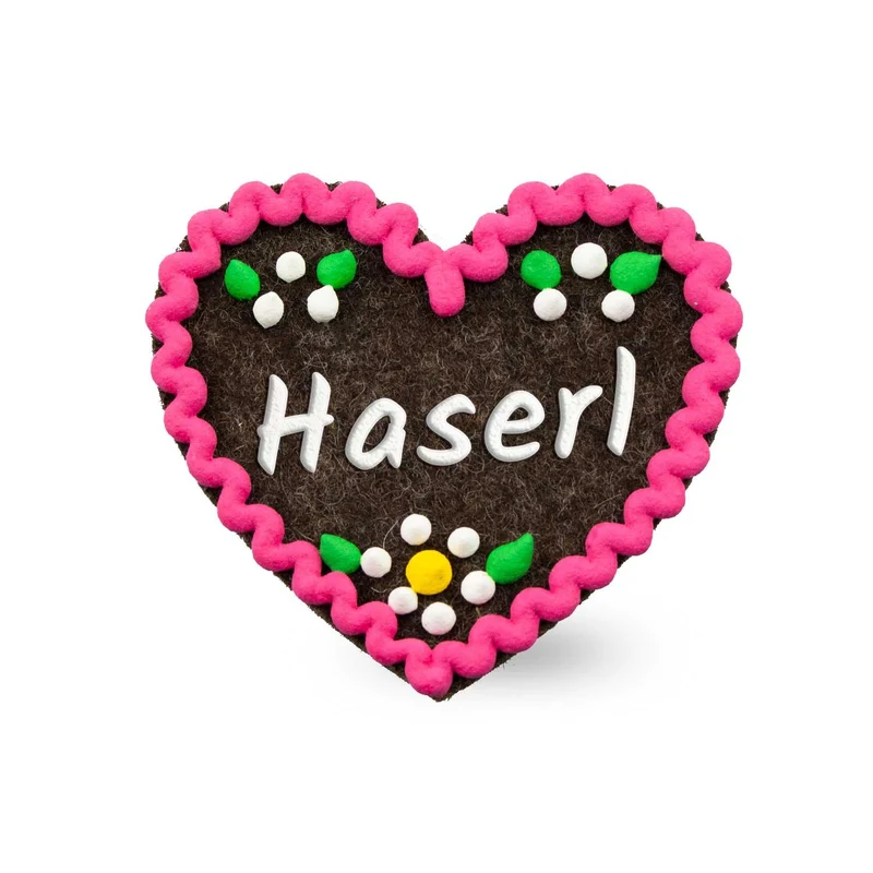 Filzherz-Anstecker "Haserl"