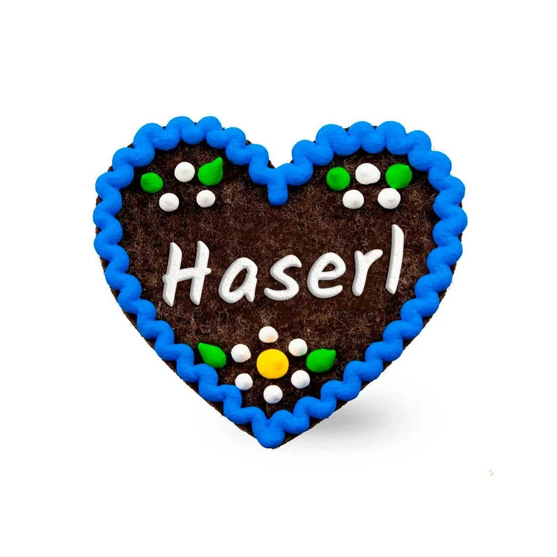 Filzherz-Anstecker "Haserl"