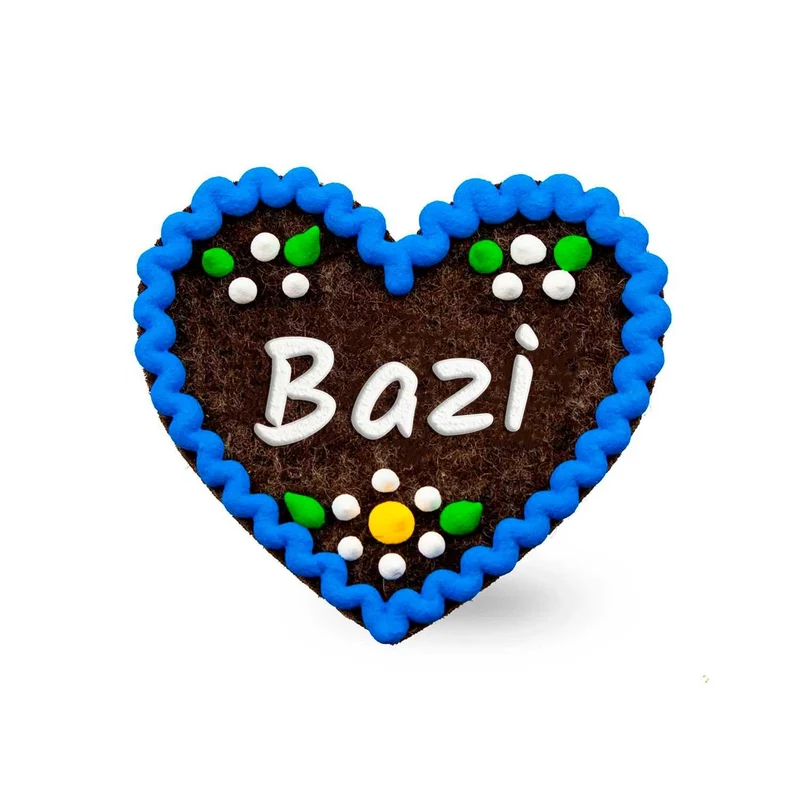 Filzherz-Anstecker "Bazi"