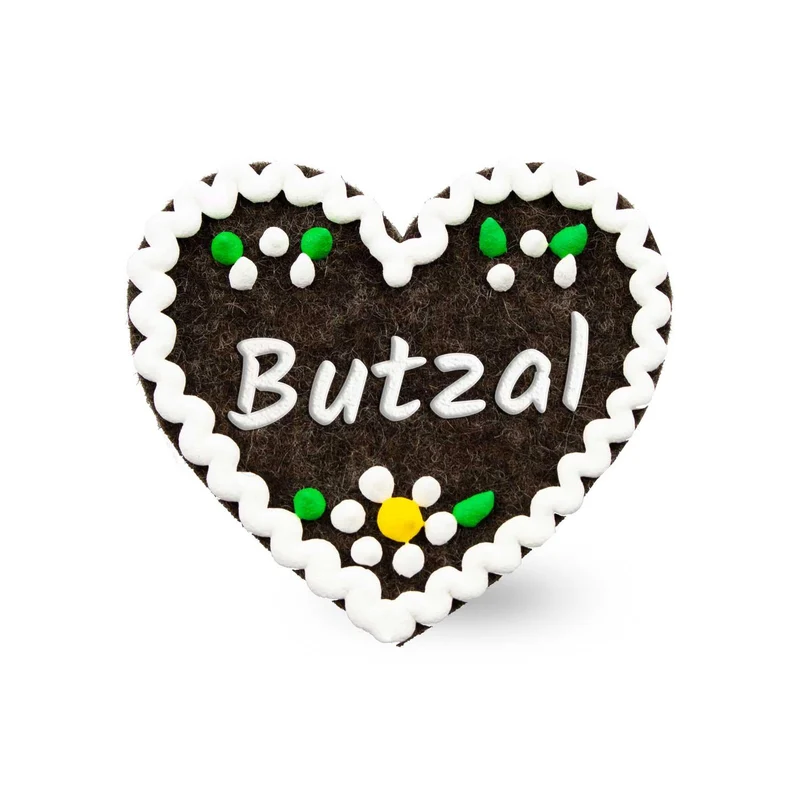 Filzherz-Anstecker "Butzal"