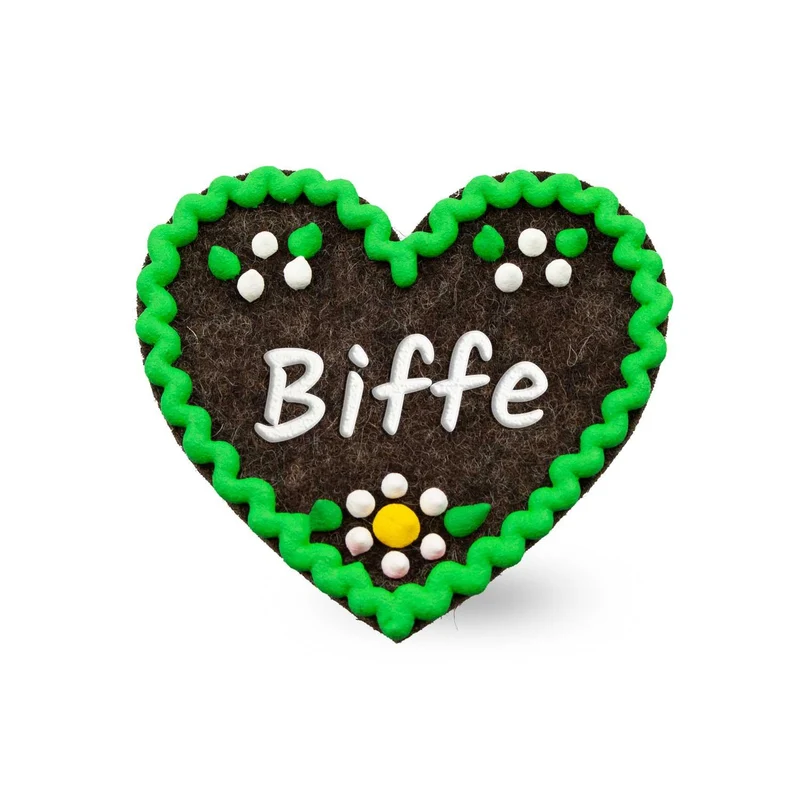 Filzherz-Anstecker "Biffe"