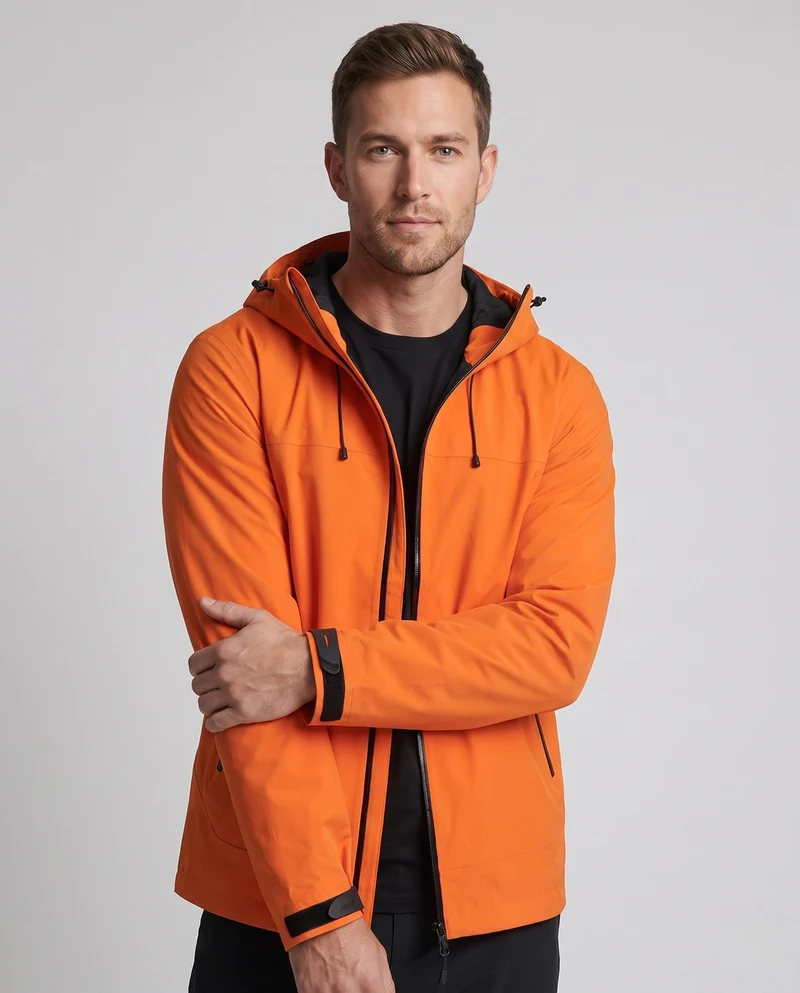 Herren Wasser- und winddichte Outdoorjacke Nord Taschen