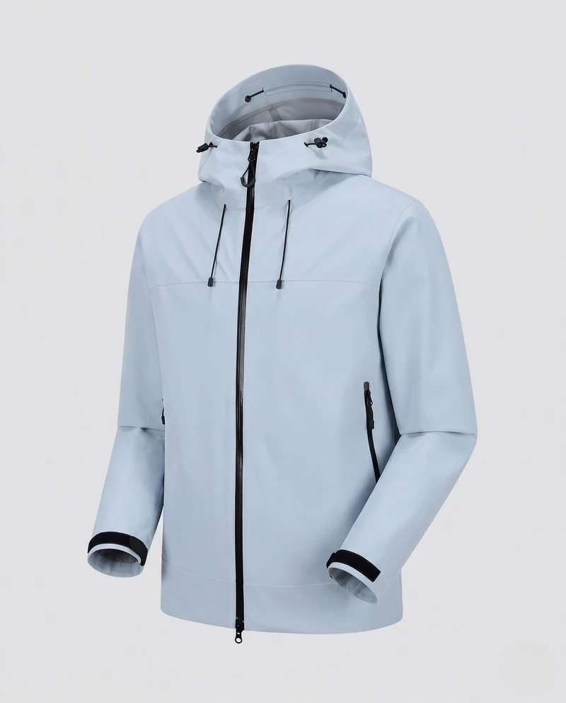 Herren Wasser- und winddichte Outdoorjacke Nord Taschen