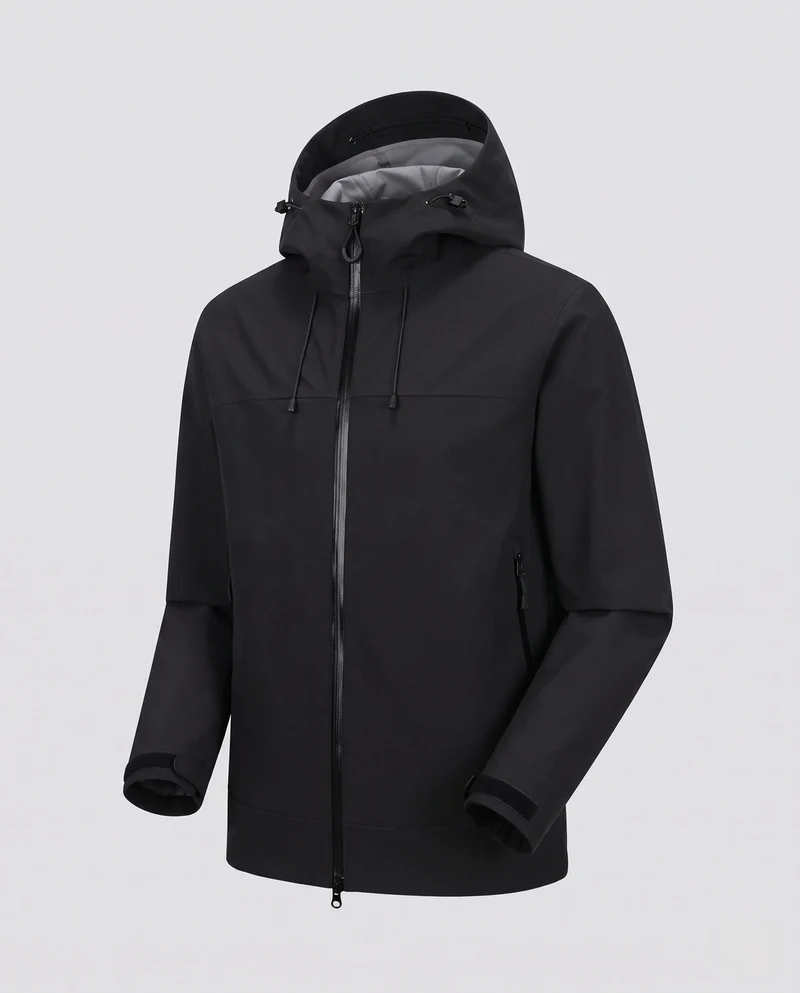 Herren Wasser- und winddichte Outdoorjacke Nord Taschen