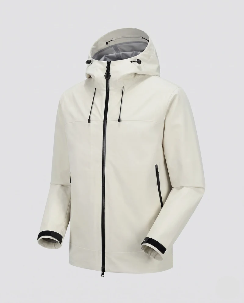 Herren Wasser- und winddichte Outdoorjacke Nord Taschen