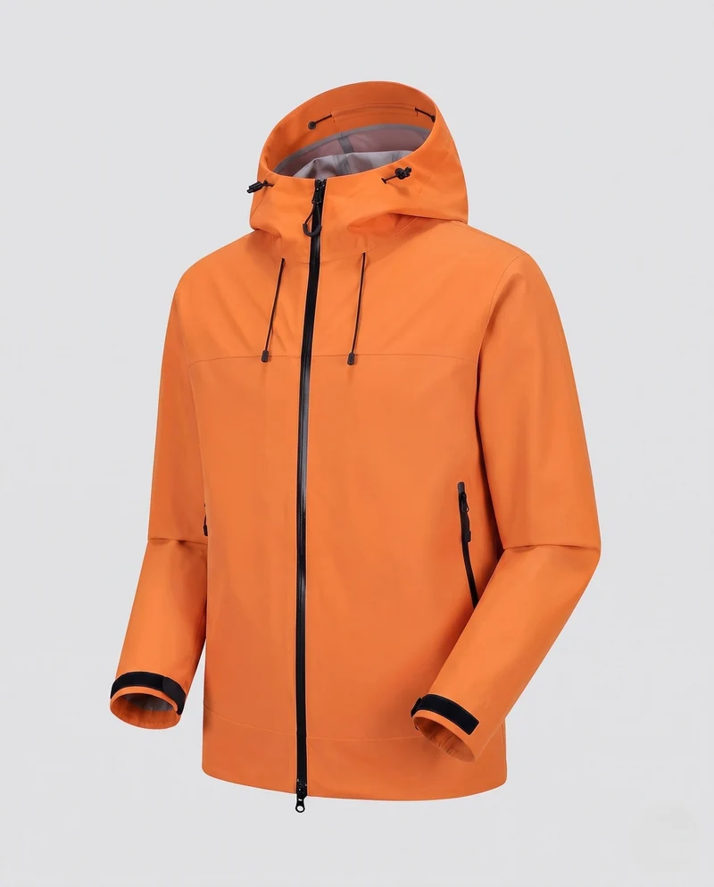 Herren Wasser- und winddichte Outdoorjacke Nord Taschen